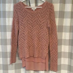 Pink Lucky Brand Sweater